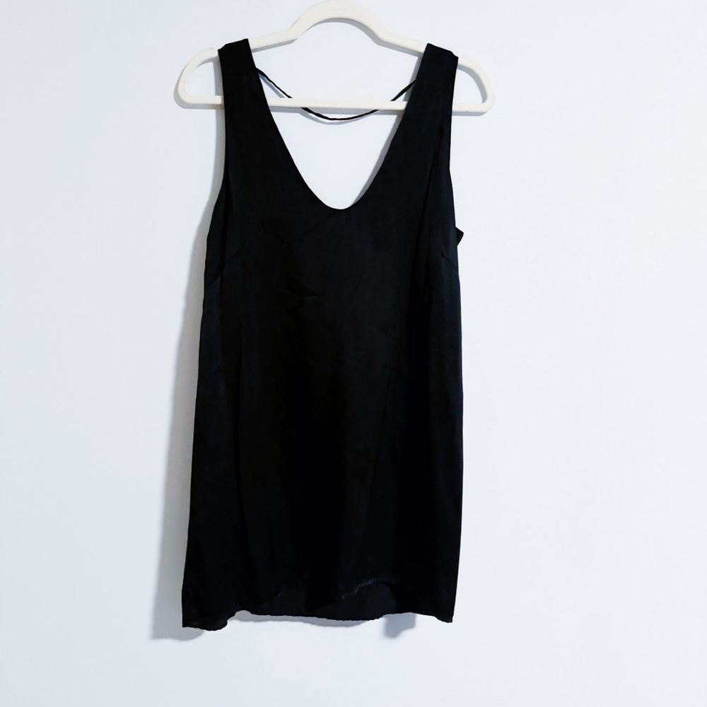 Reformation - Black Slip Dress